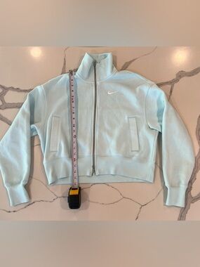 Nike Pastel Blue Full-Zip Swoosh Jacket